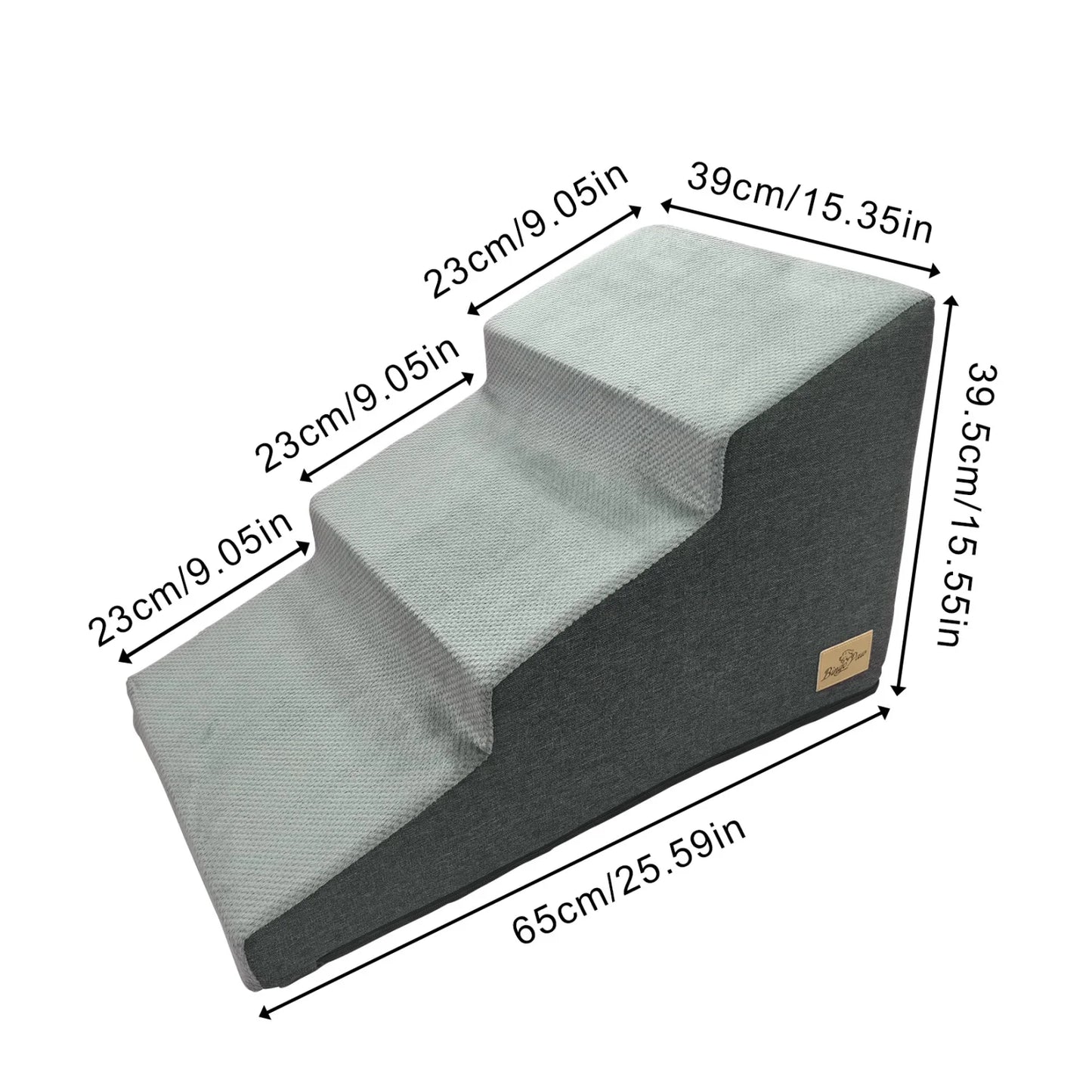 Non Slip Dog Stairs Ramp With Washable Cover For Small Dogs
