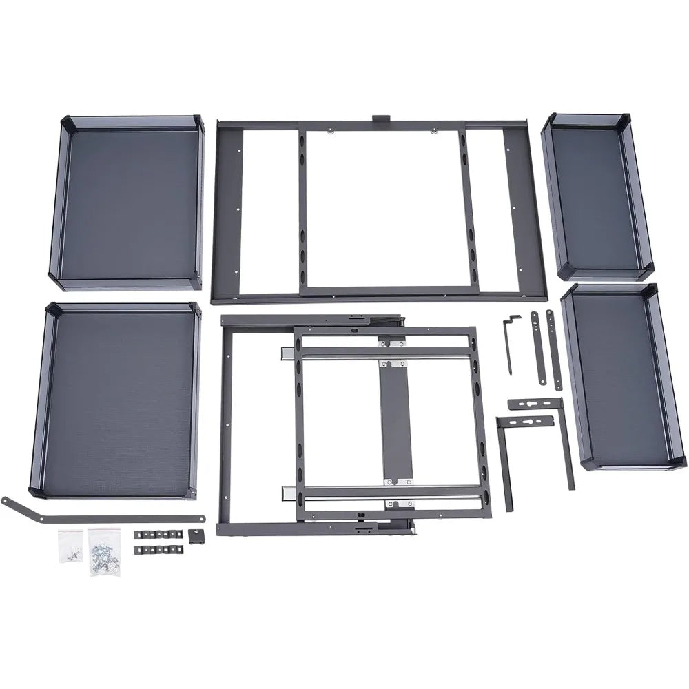 Bymaocar Blind Corner Cabinet Pull Out Organizer TwoTier Swing Trays Soft Close