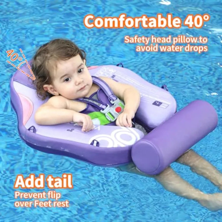 Baby Pool Float With Canopy And Tail Non Inflatable