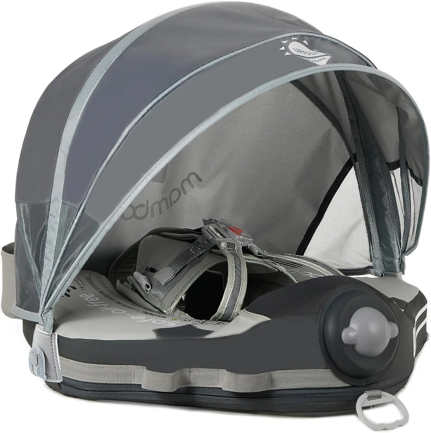 HECCEI Airplane Baby Float With Sun Canopy Add Tail No07