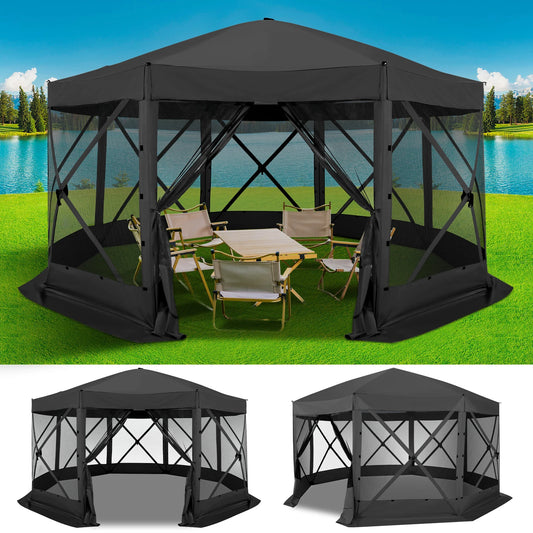 Cobizi Pop Up Gazebo Canopy Tent With Mosquito Netting