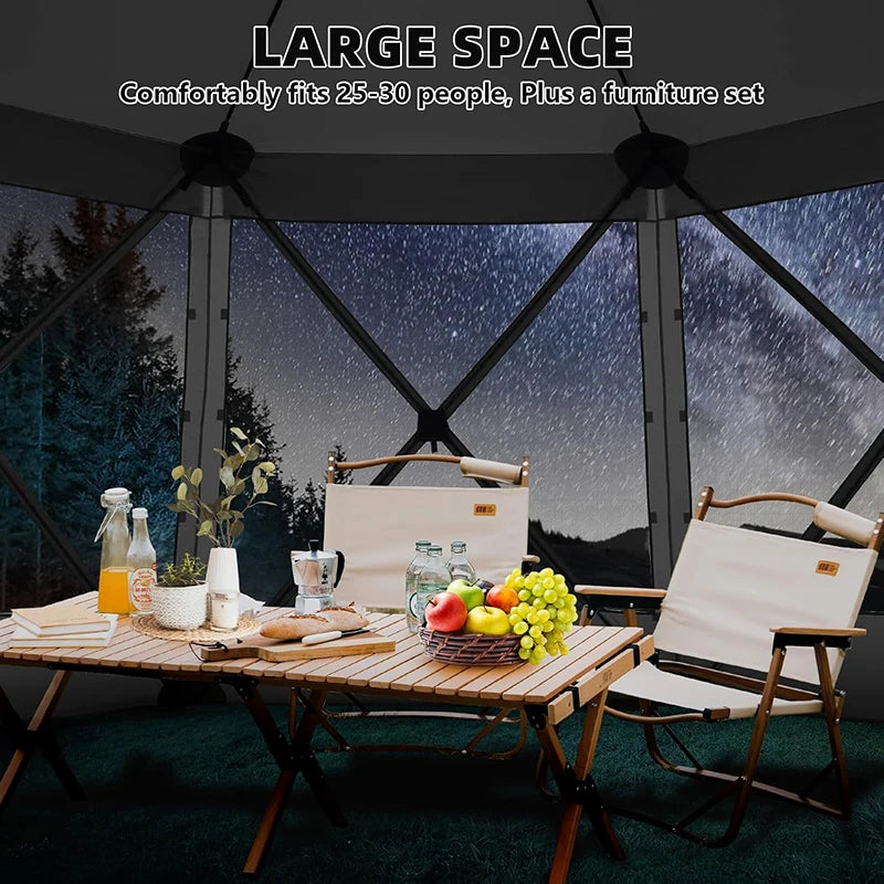 Cobizi Pop Up Gazebo Canopy Tent With Mosquito Netting