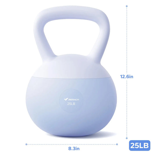 MERACH Soft Kettlebell Non Slip Wide Grip Handle Cushioned Base