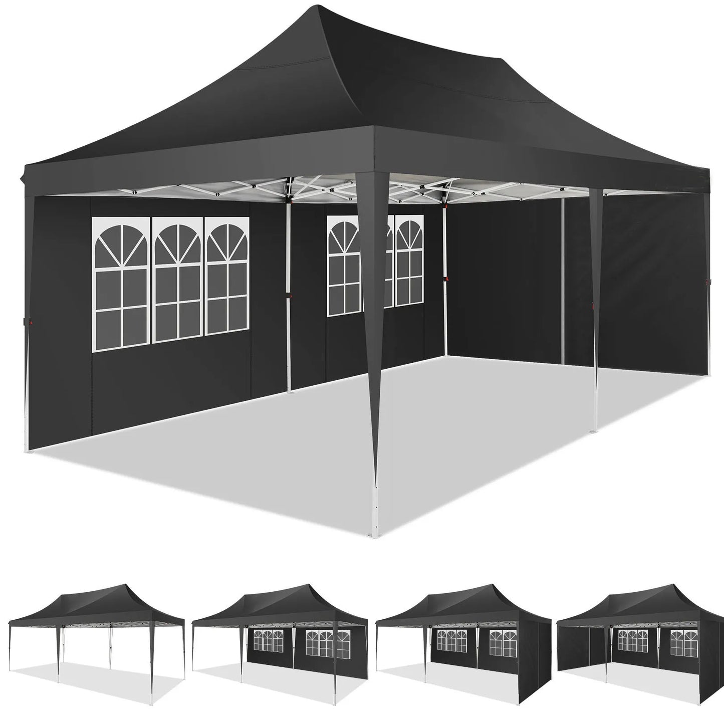 COBIZI Pop Up Canopy Gazebo With UV50 Waterproof Tent