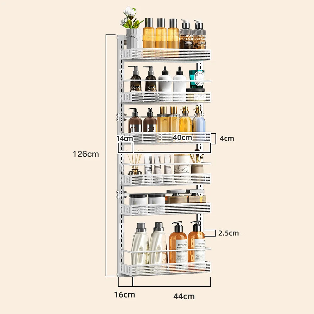 HiMISS Six Tier Over The Door Pantry Organizer With Baskets