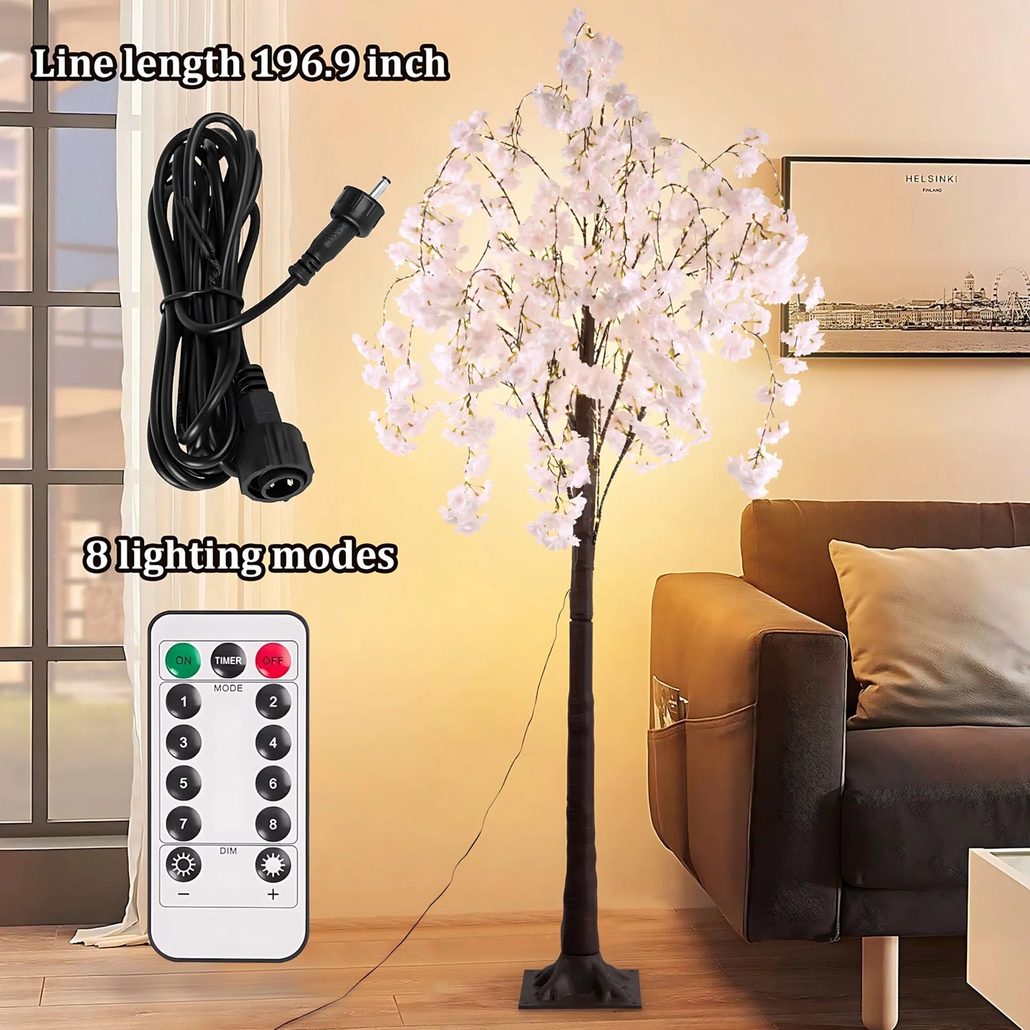 Cherry Blossom Tree Light With 450 LED Lights