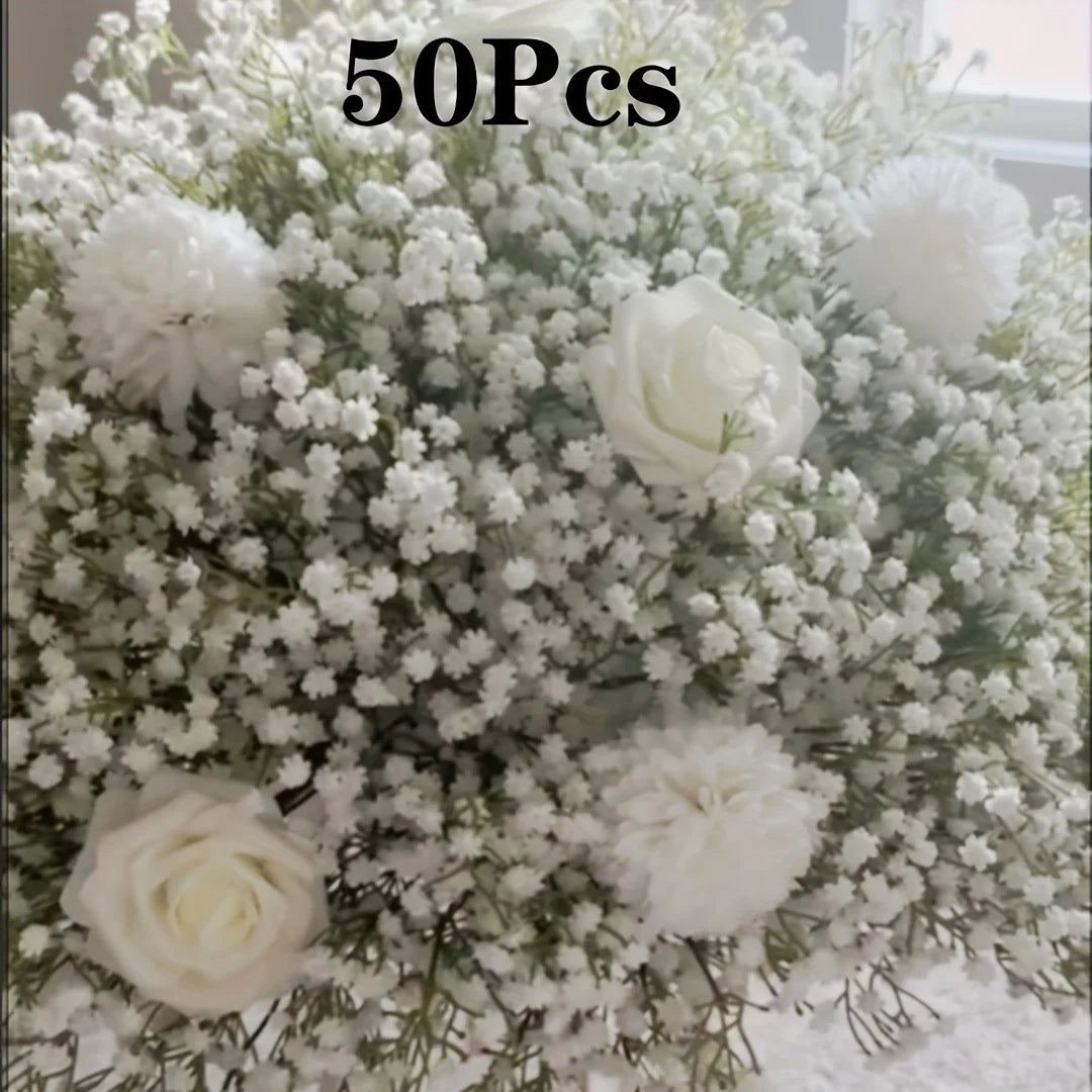 Baby's Breath Artificial Flowers Real Touch Wedding Decor