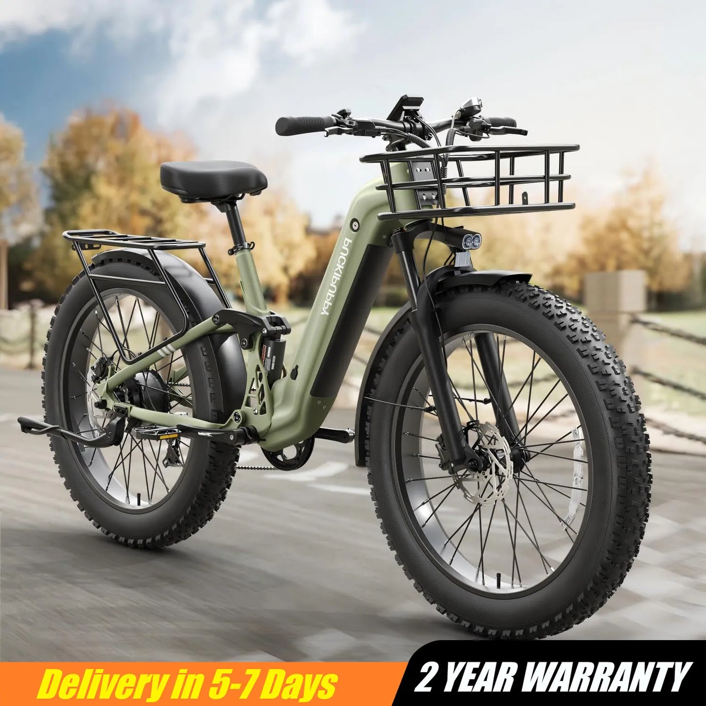PUCKIPUPPY Boxer ST 960W 48V 20Ah Fat Tire Suspension EBike