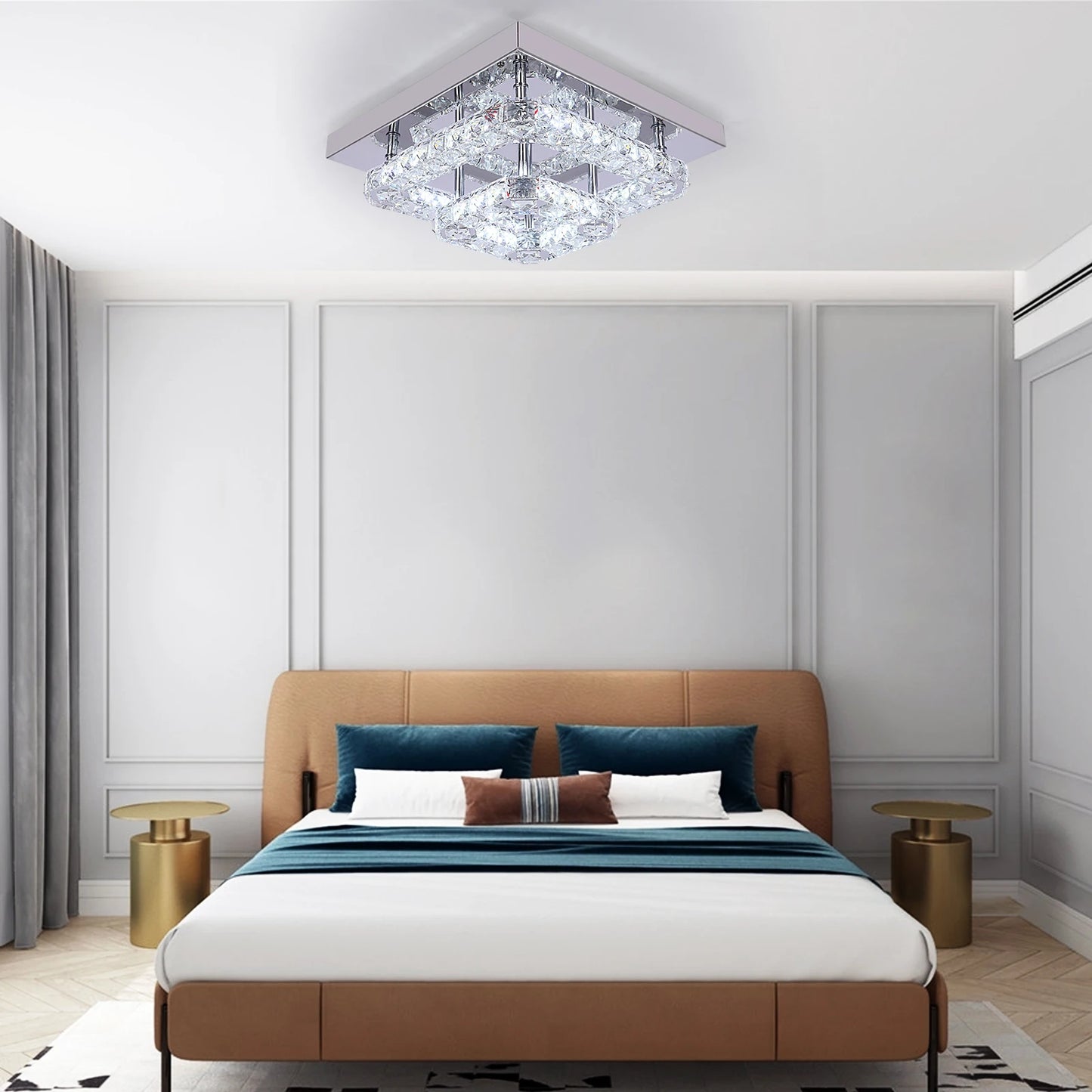 VETRULUS Crystal Chandelier Luxury Living Room Lighting Fixture