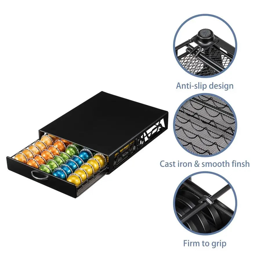 XMSJ Pod Holder Capsule Organizer For Nespresso Vertuo Pods