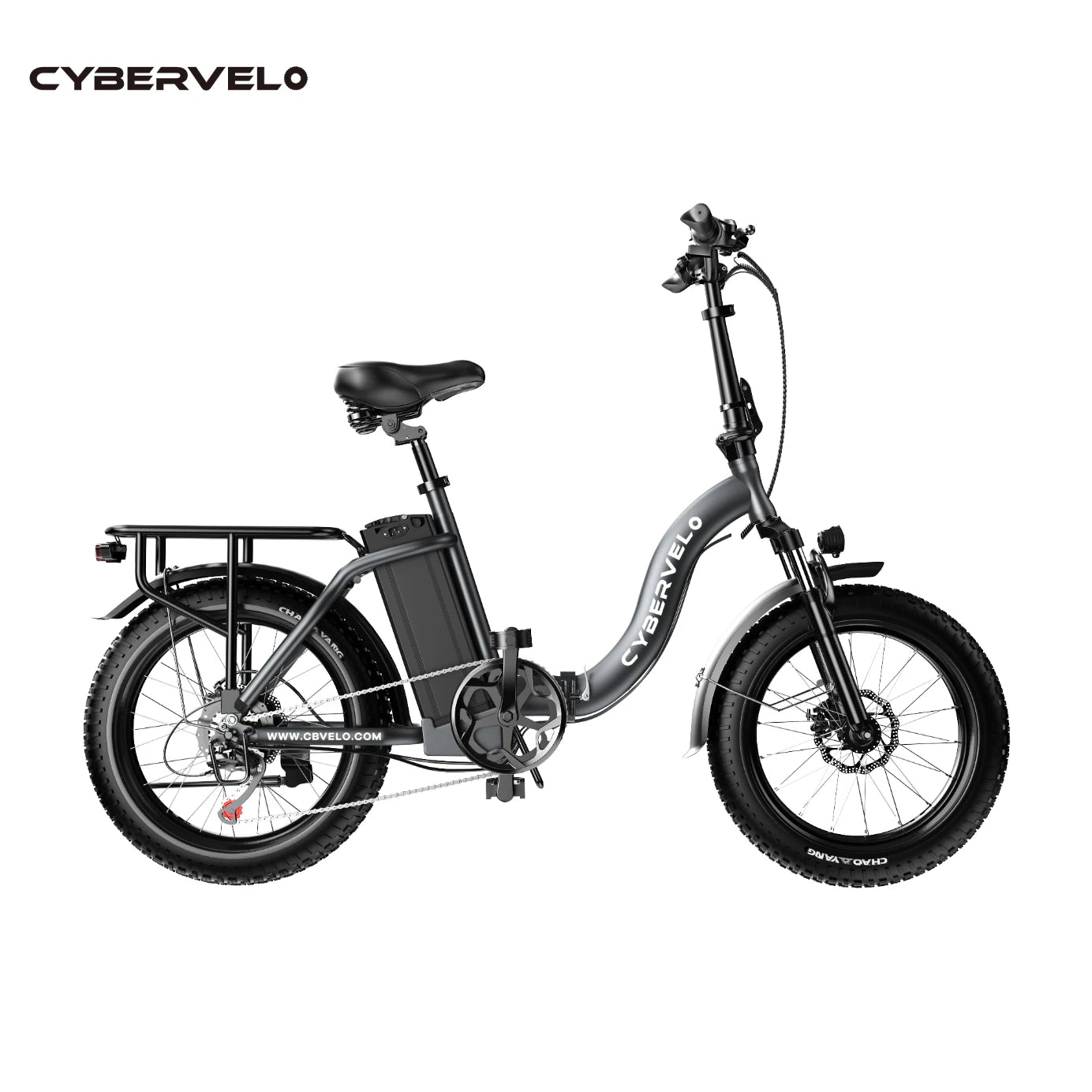 CYBERVELO Mars700 1000W Foldable Fat Tire Electric Bike for Adults