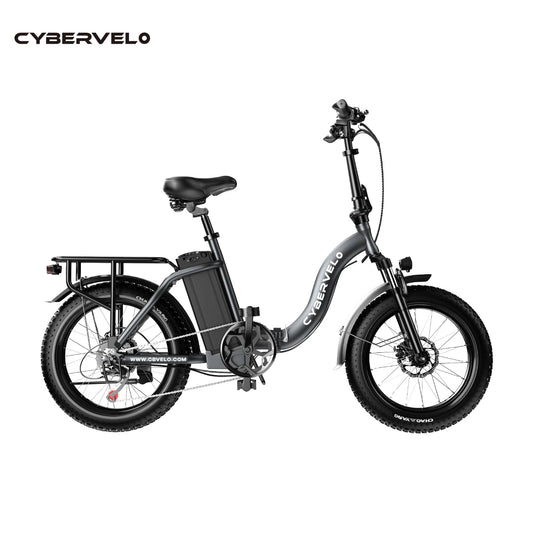 CYBERVELO Mars700 1000W Foldable Fat Tire Electric Bike for Adults