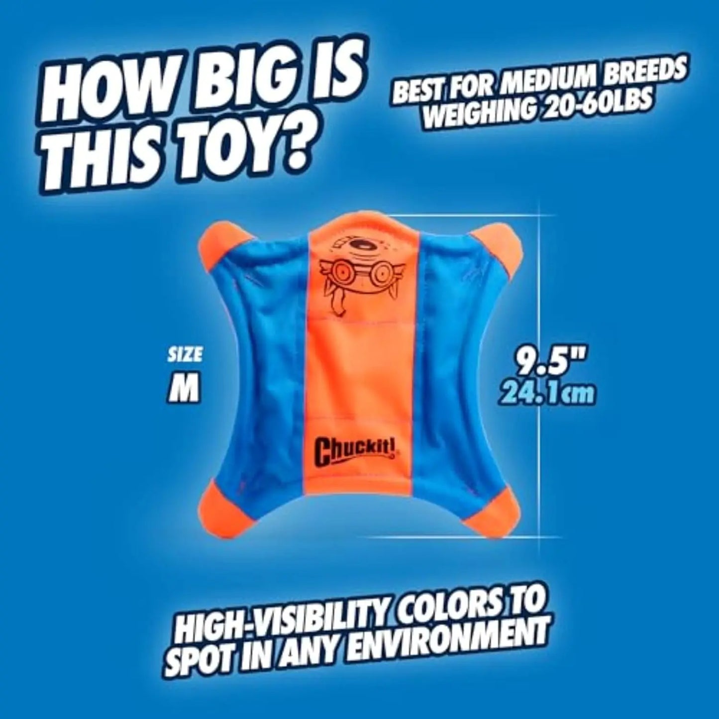 Water Floating Fetch Dog Toy Soft Durable Polyester Canvas