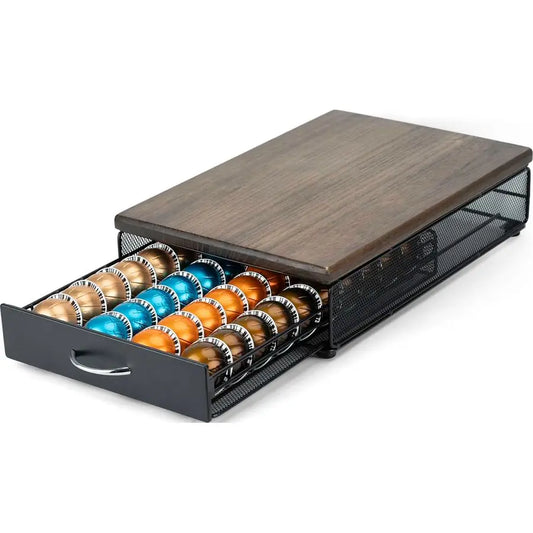 XMSJ Vertuo Capsule Storage Drawer Nespresso VertuoLine Pods Organizer