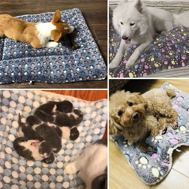 Flannel Pet Sleeping Mat Bed for Dogs and Cats Comfort