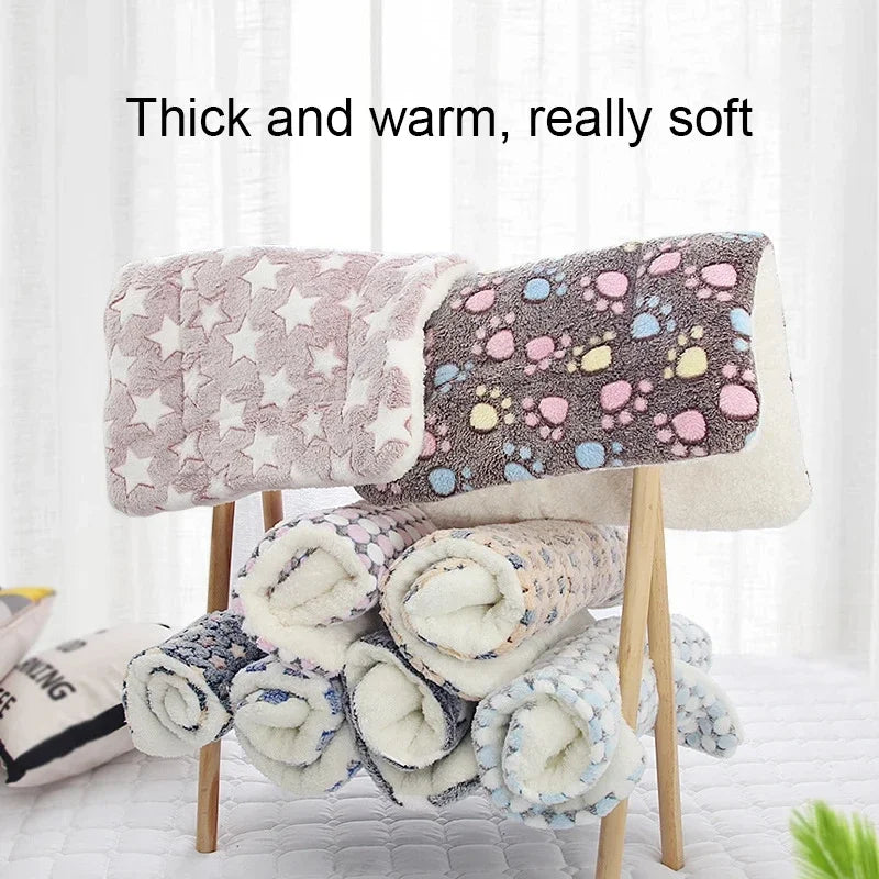 Flannel Pet Sleeping Mat Bed for Dogs and Cats Comfort
