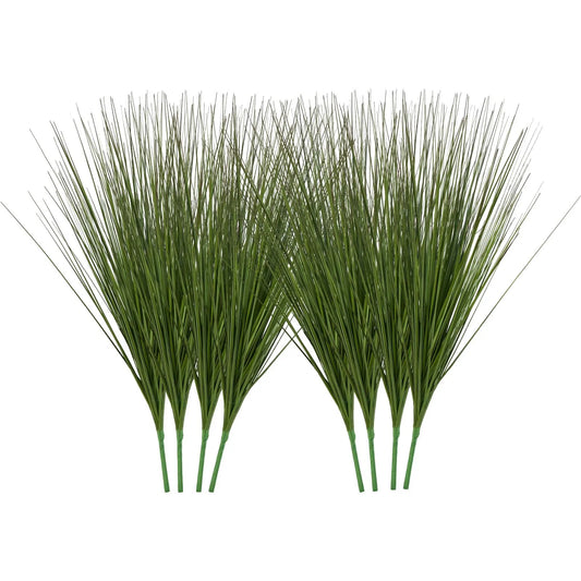 SucceBuy Faux Onion Grass Artificial Plants For Indoor Decor