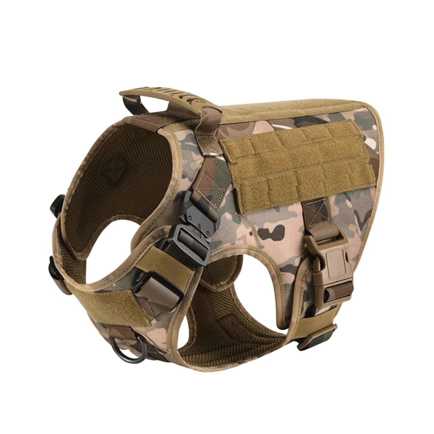 PETRAVEL CN Tactical Dog Harness Set With MOLLE Pouches