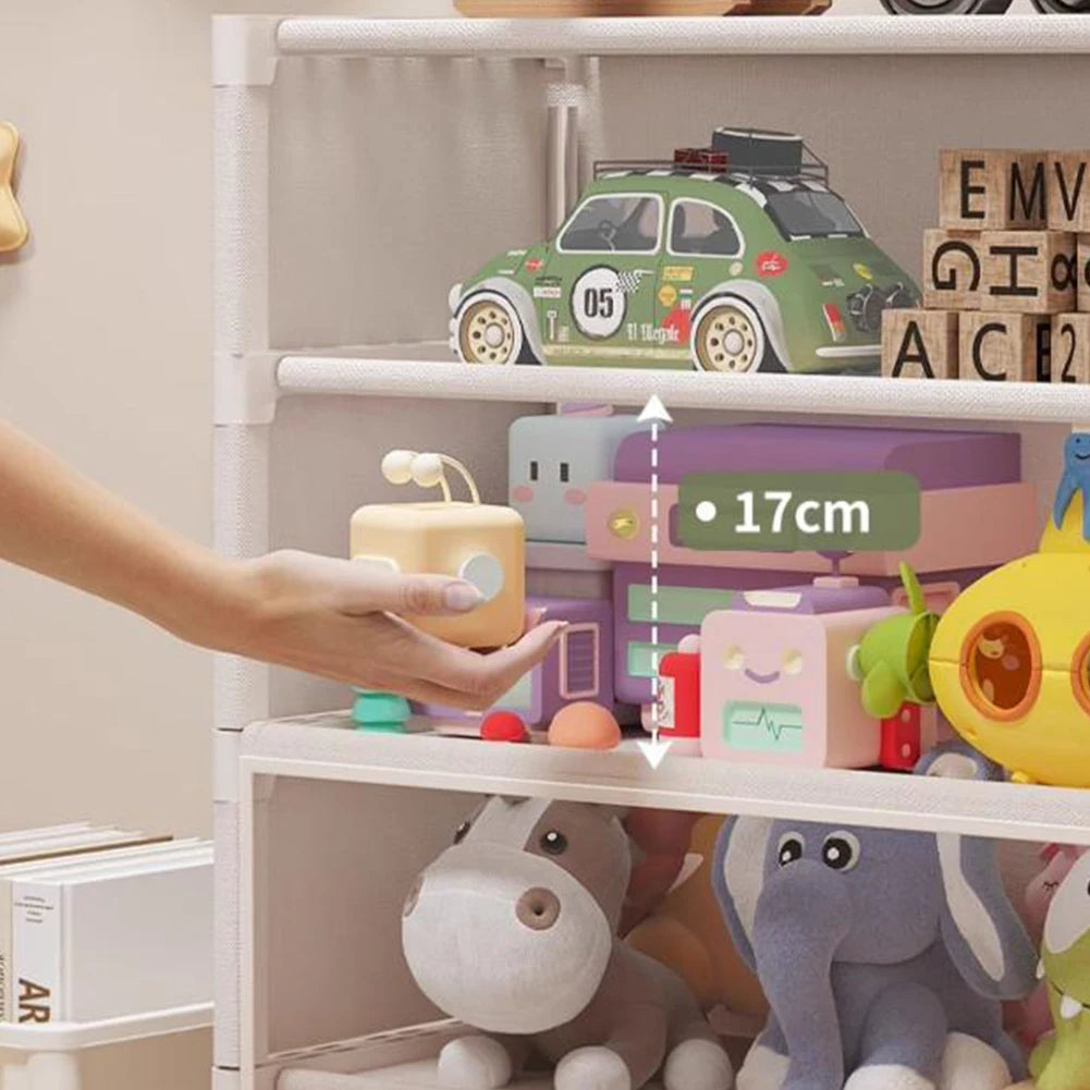 7 Layer Free Standing Shoe Storage Cabinet With Flip Door Organizer
