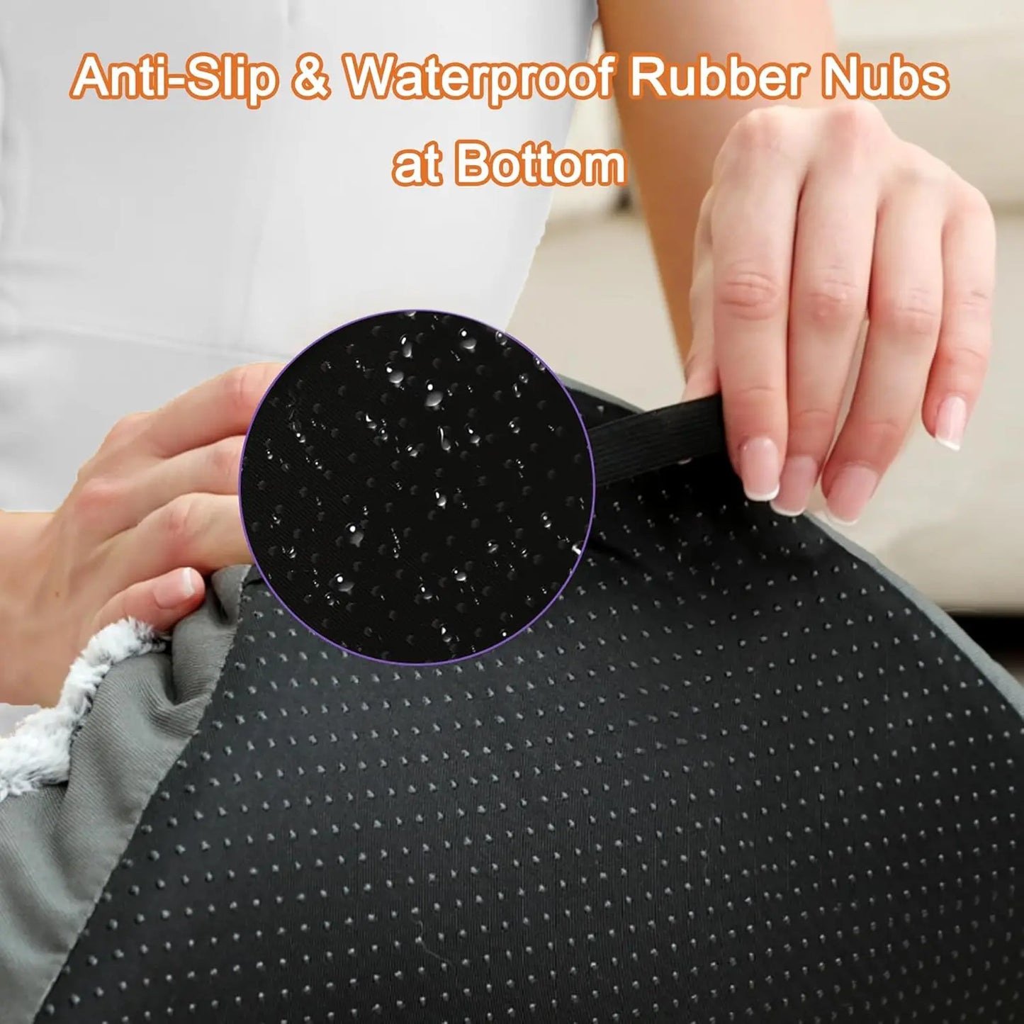 Deluxe Washable Dog Bed For Large Dogs Anti-Slip Comfort
