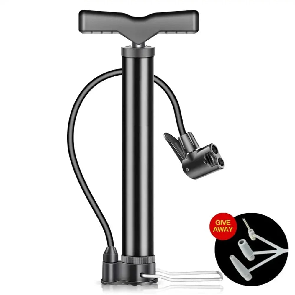 Portable Mini Bicycle Pump 140 PSI For Mountain Road Bikes