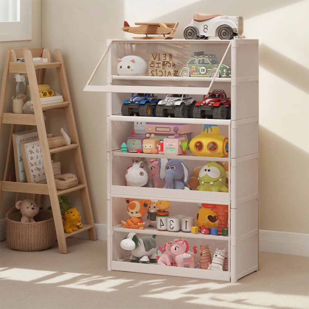 7 Layer Shoe Storage Cabinet Standing Rack With Flip