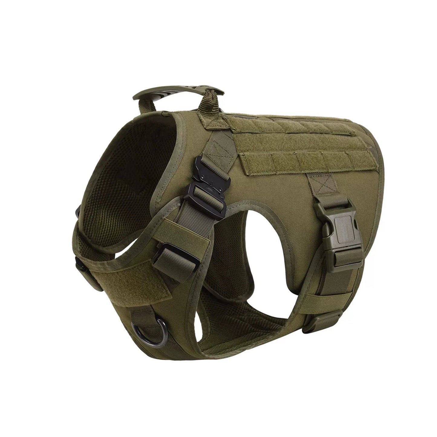 PETRAVEL CN Tactical Dog Harness Set With MOLLE Pouches
