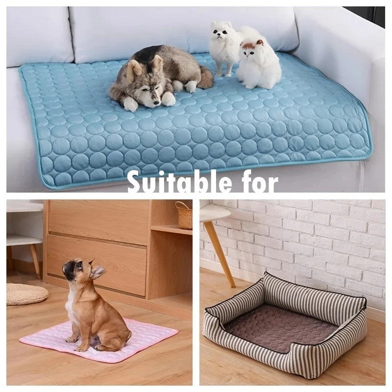 Dog Cooling Mat Self Cooling Pad For All Breeds Everywhere