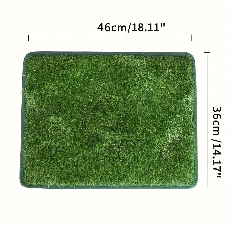 Simulation Lawn Dog Toilet Training Mat Washable Urine Pad