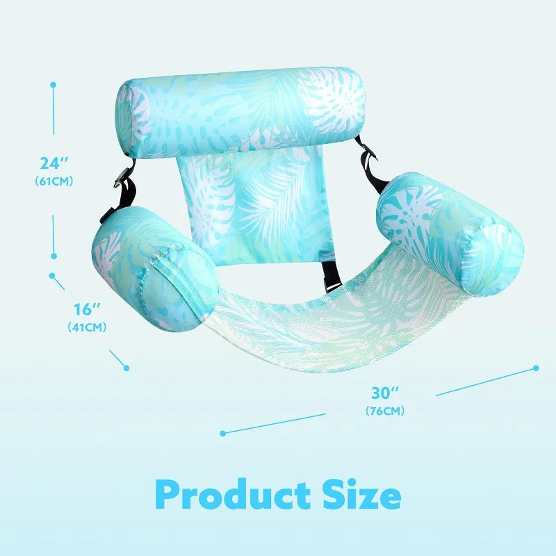 Joyfy 2 Pack Inflatable Pool Floats Lounge Chairs for Adults