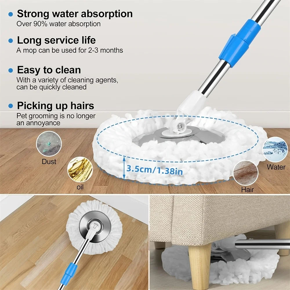 AEHOME Mop And Bucket Wringer Kit With 360 Degree Swivel