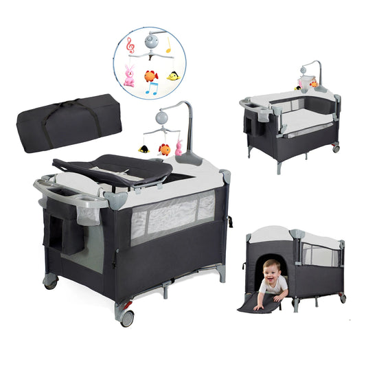 Pack N Play Portable Playard With Bassinet And Changing Table