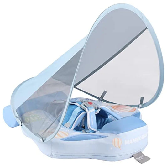 Baby Swim Float With Canopy Tail Non Inflatable Infant Float