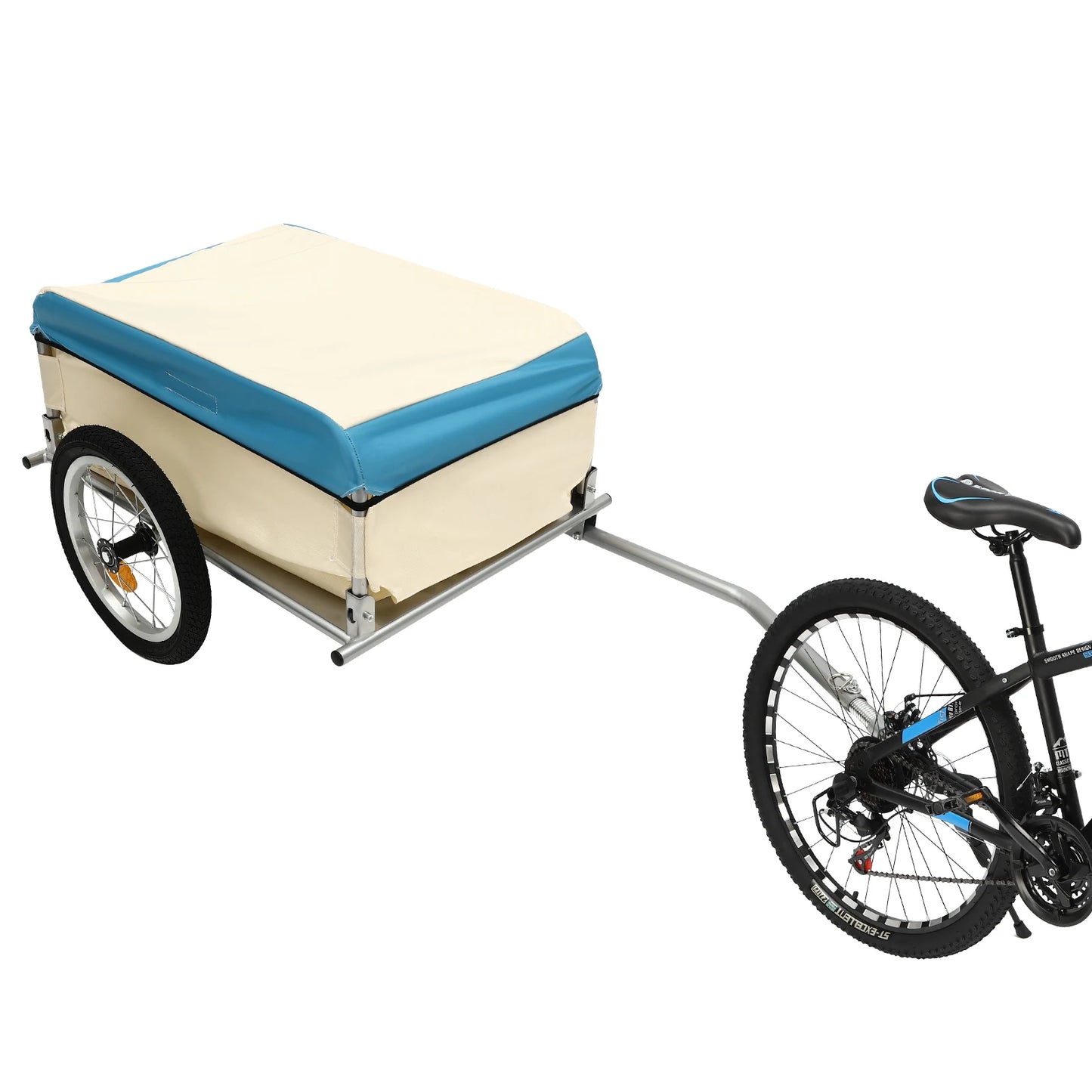 Bicycle Cargo Trailer 50kg Aluminum Utility Bike Trailer