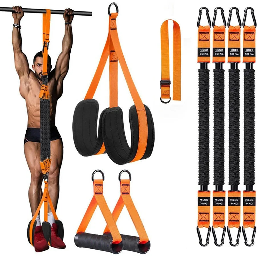 Pull Up Assistance Bands Set For Resistance Training And Chin Ups