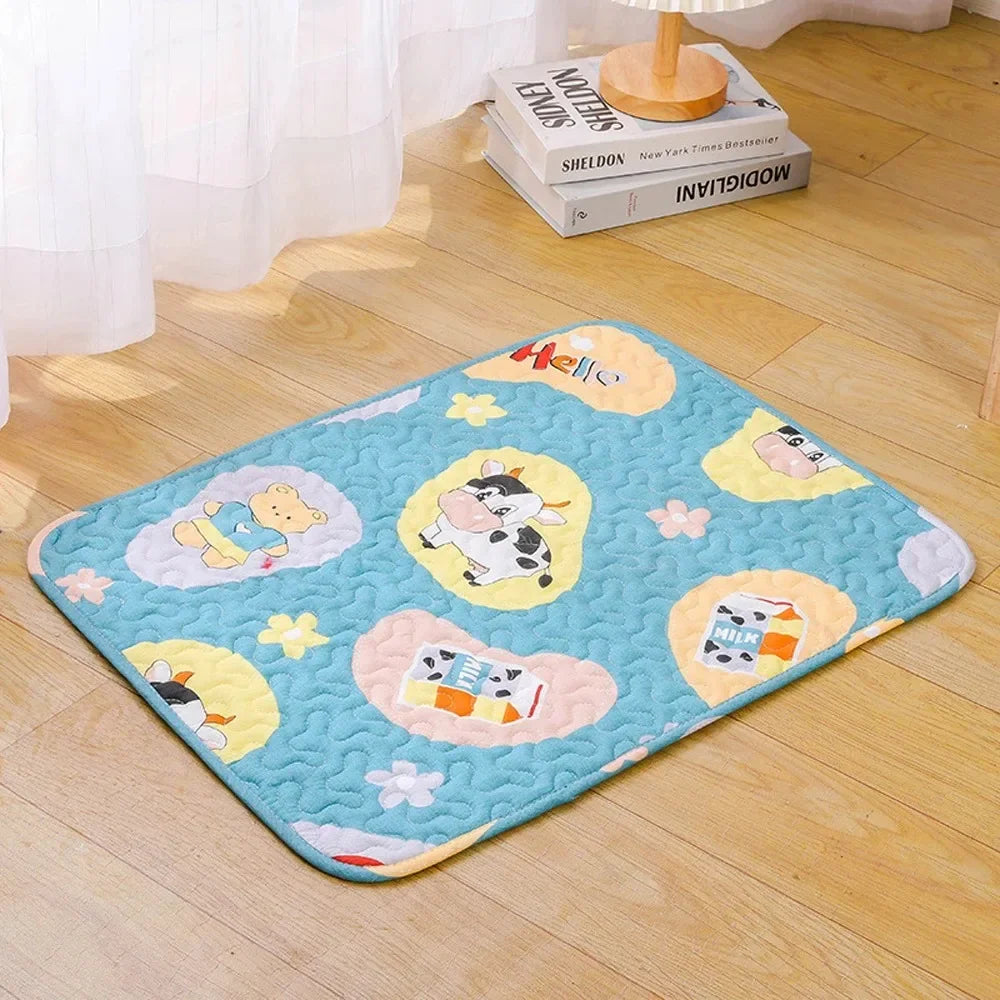 Cooling Ice Silk Pet Mat for Dogs and Cats Cushion