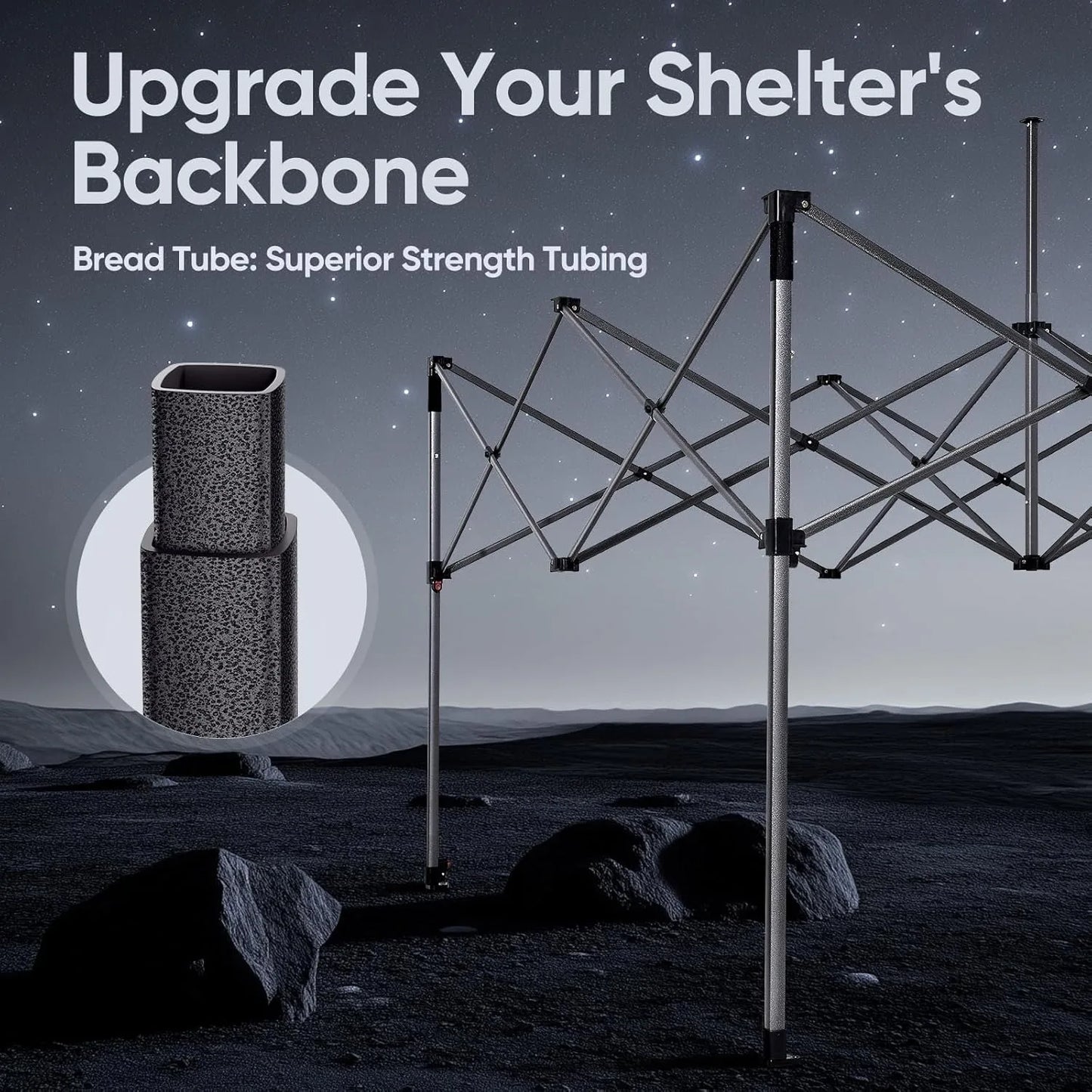 Heavy Duty Pop Up Canopy Tent With 3 Removable Sidewalls