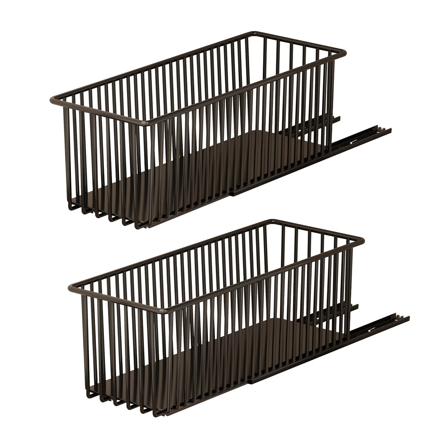 TWISTER.CK Pull Out Cabinet Organizer 2 Pack Drawer Slides For Kitchen