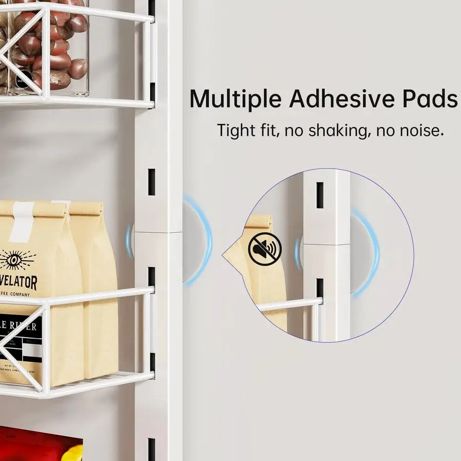 Over The Door Organizer Six Tier Pantry And Spice Rack