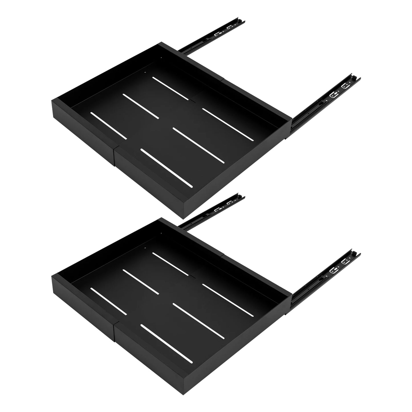 Carbon Steel Expandable Pull Out Cabinet Organizer 2 Tier