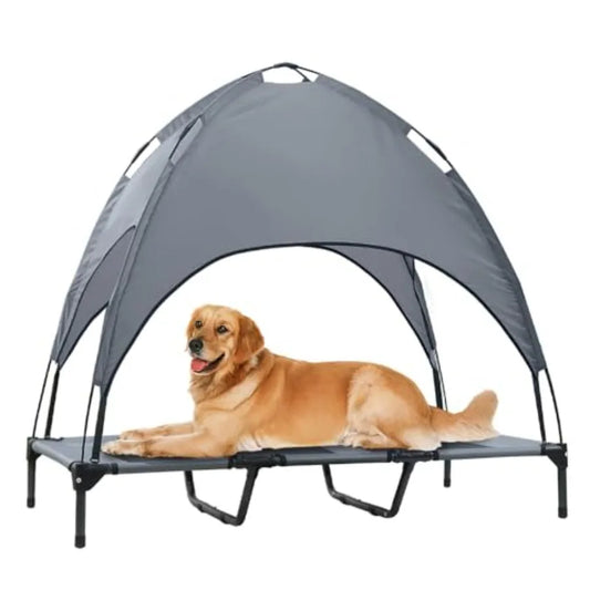 Elevated Dog Bed Canopy Outdoor Waterproof Pet Cot Carry Bag