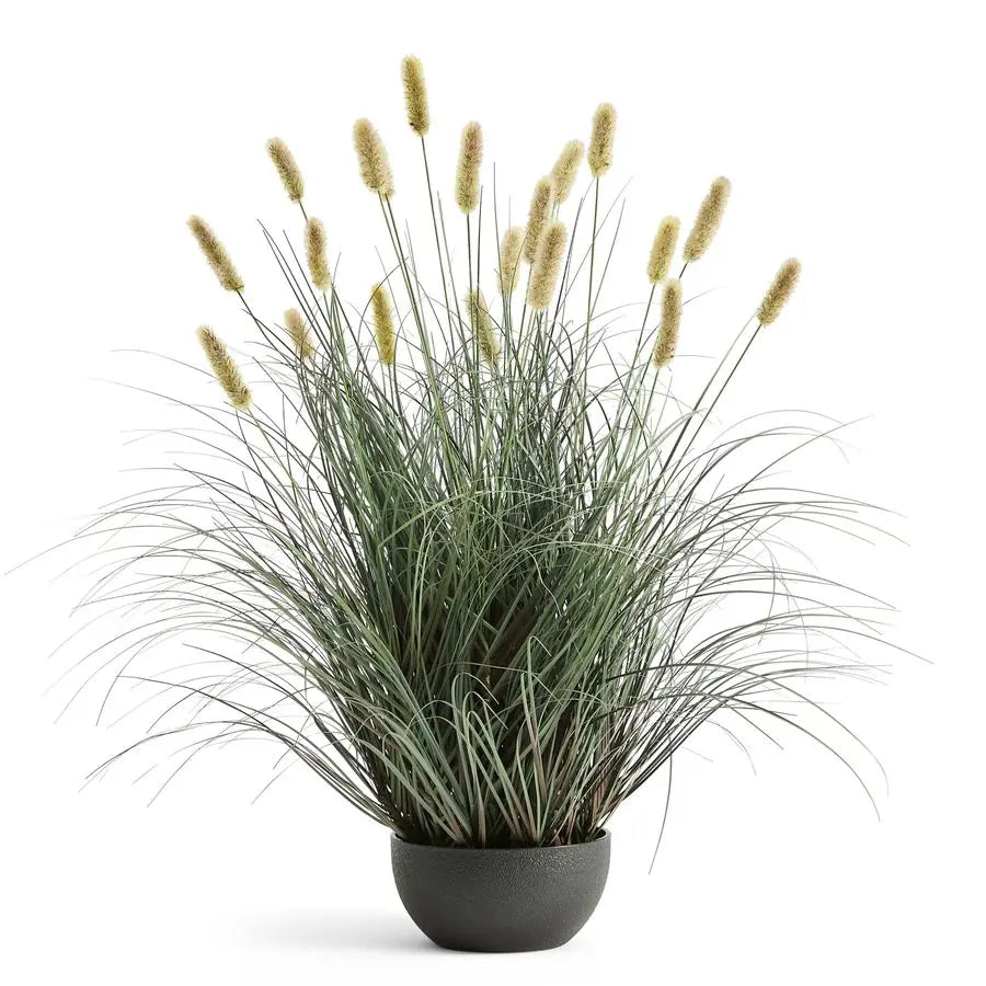 Onion Grass Artificial Plant Bristlegrass Indoor Outdoor Decor