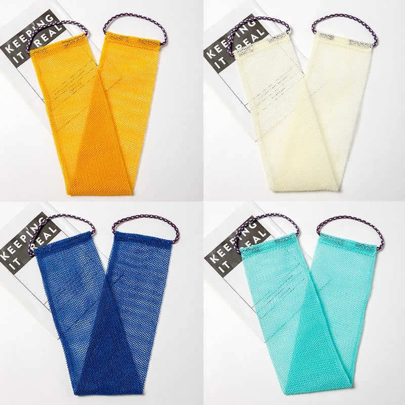 African Net Bath Sponge Shower Puff For Back Exfoliation
