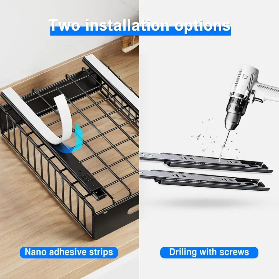 Heavy Duty Pull Out Cabinet Organizer With Slide Out Drawers
