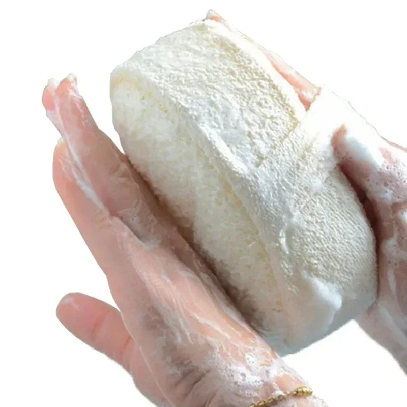 Natural Loofah Bath Brush and Body Scrubber for Shower Cleaning