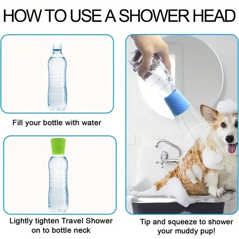 Portable Pet Bathing Outdoor Water Dispenser Nozzle for Dog Grooming
