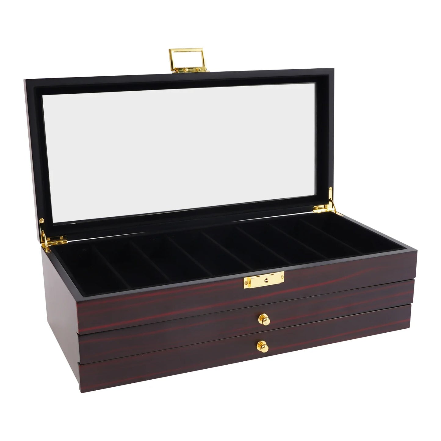 Bymaocar 3 Tier Knife Display Case And Storage Box Organizer