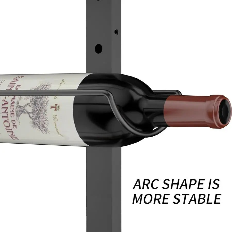 Detachable Wall Mount Wine Rack Organizer Pack 2 Set