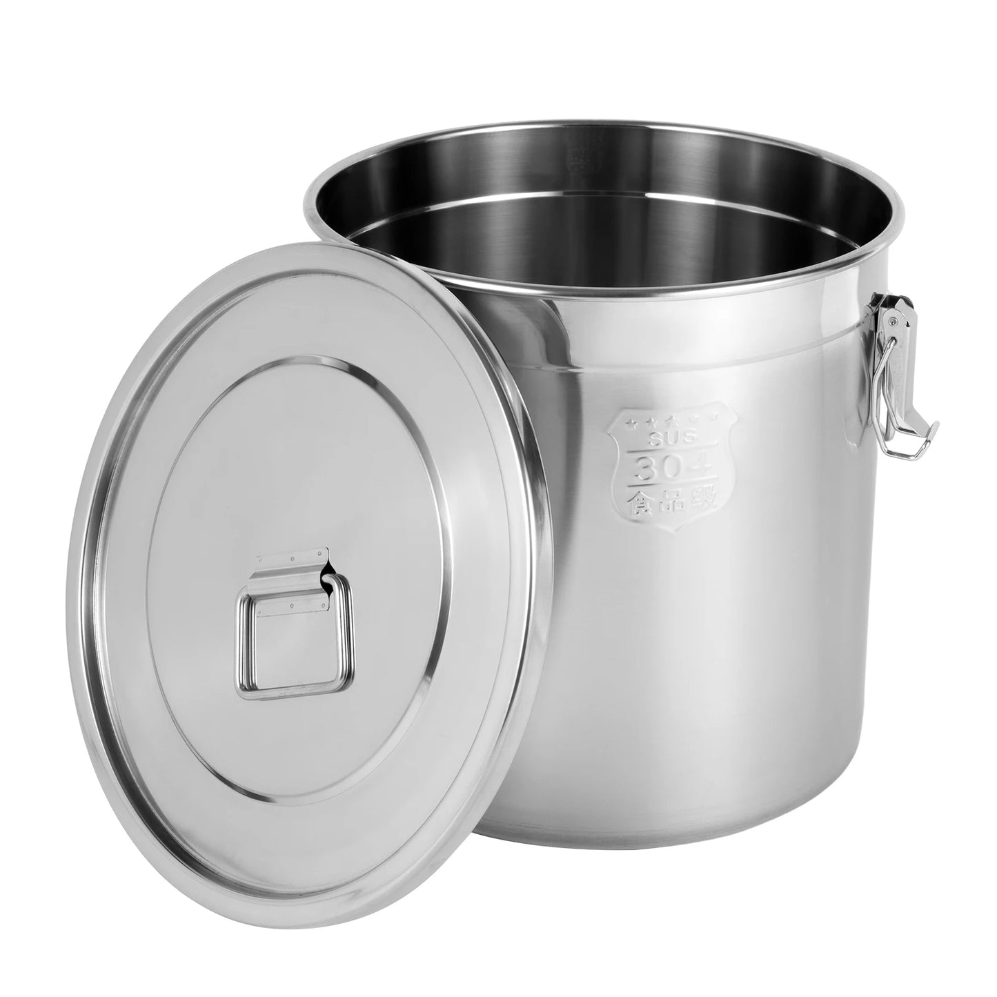 Bymaocar 304 Stainless Steel Airtight Cereal Container With Lid