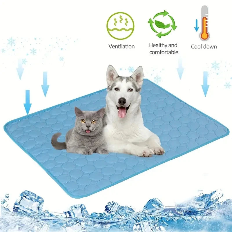 Dog Cooling Mat Self Cooling Pad For All Breeds Everywhere
